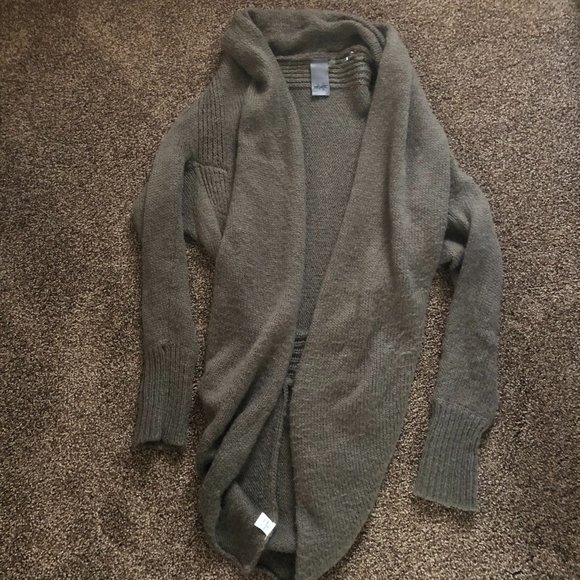 MAK Open Cardigan Wrap Sweater - Picture 2 of 4